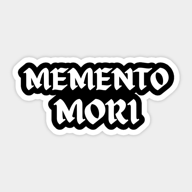 Memento Mori-Qoute Text Sticker by ZenFit